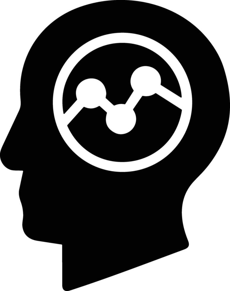 Brain idea symbol icon vector image. Illustration of the creative intelligence think design image. EPS 10