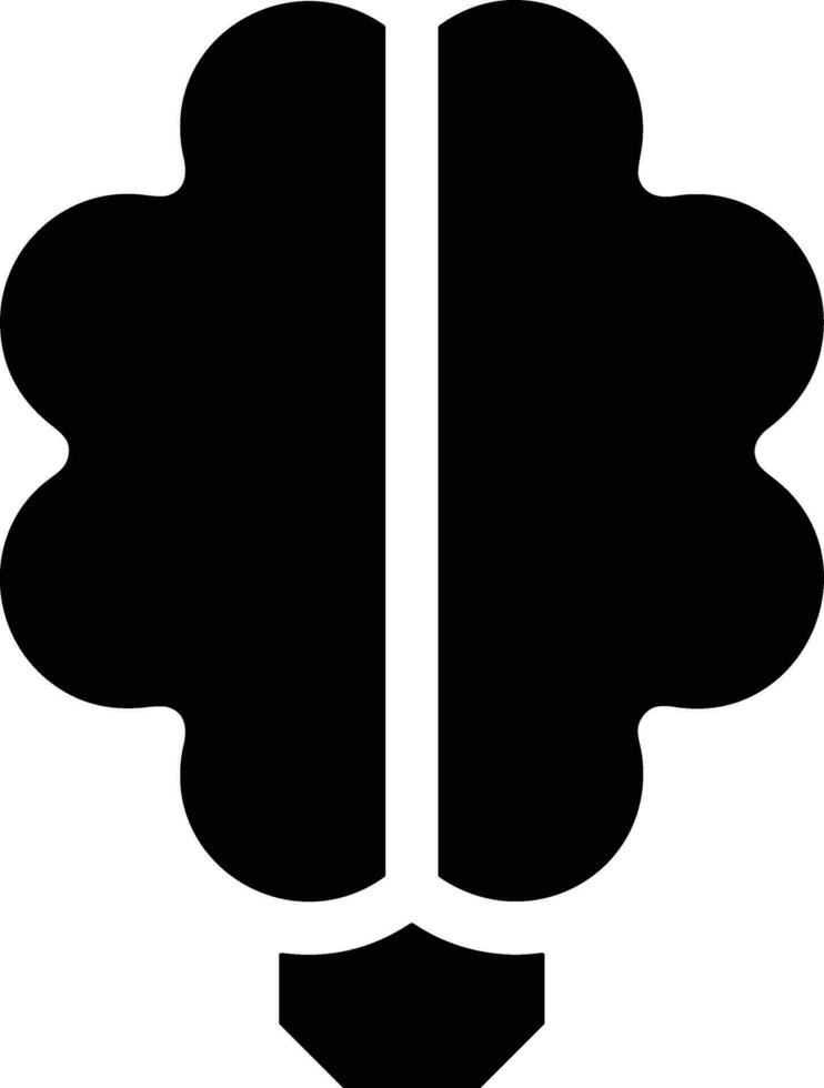Brain idea symbol icon vector image. Illustration of the creative intelligence think design image. EPS 10