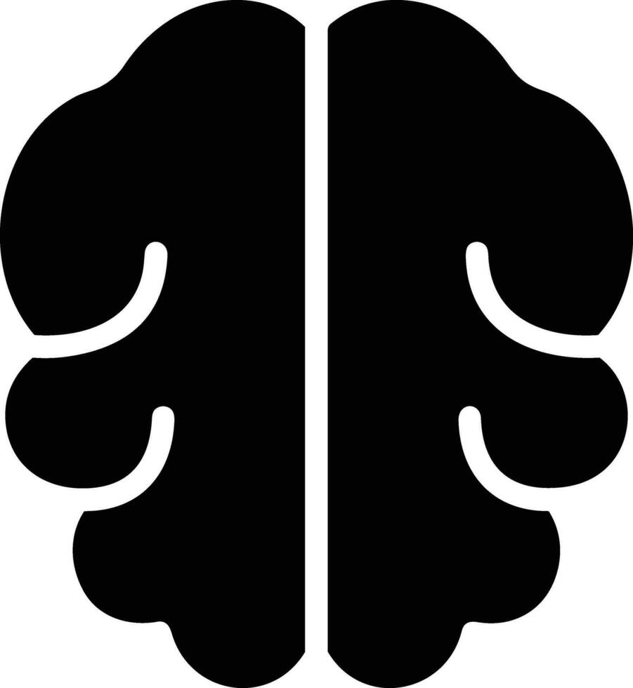 Brain idea symbol icon vector image. Illustration of the creative intelligence think design image. EPS 10