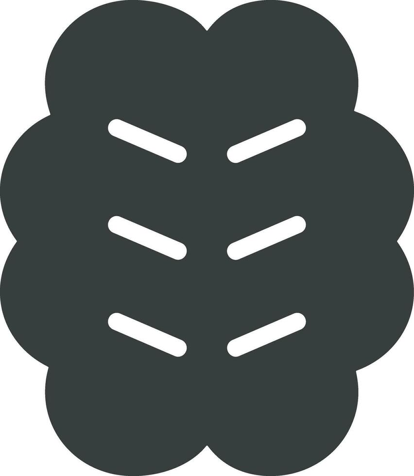 Brain idea symbol icon vector image. Illustration of the creative intelligence think design image. EPS 10