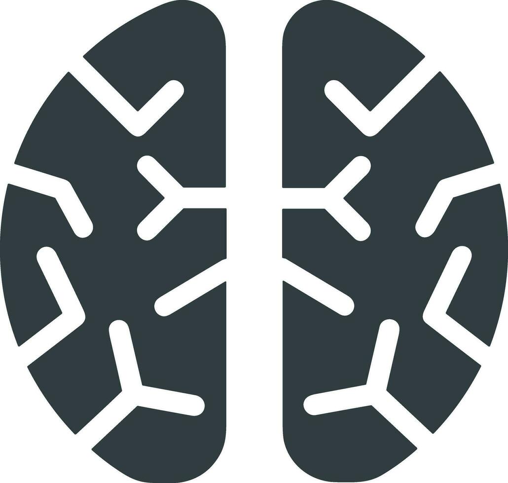Brain idea symbol icon vector image. Illustration of the creative intelligence think design image. EPS 10