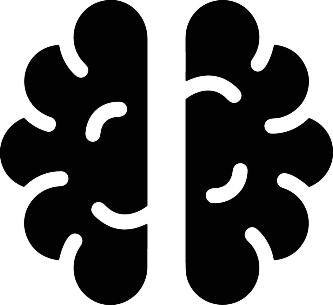 Brain idea symbol icon vector image. Illustration of the creative intelligence think design image. EPS 10