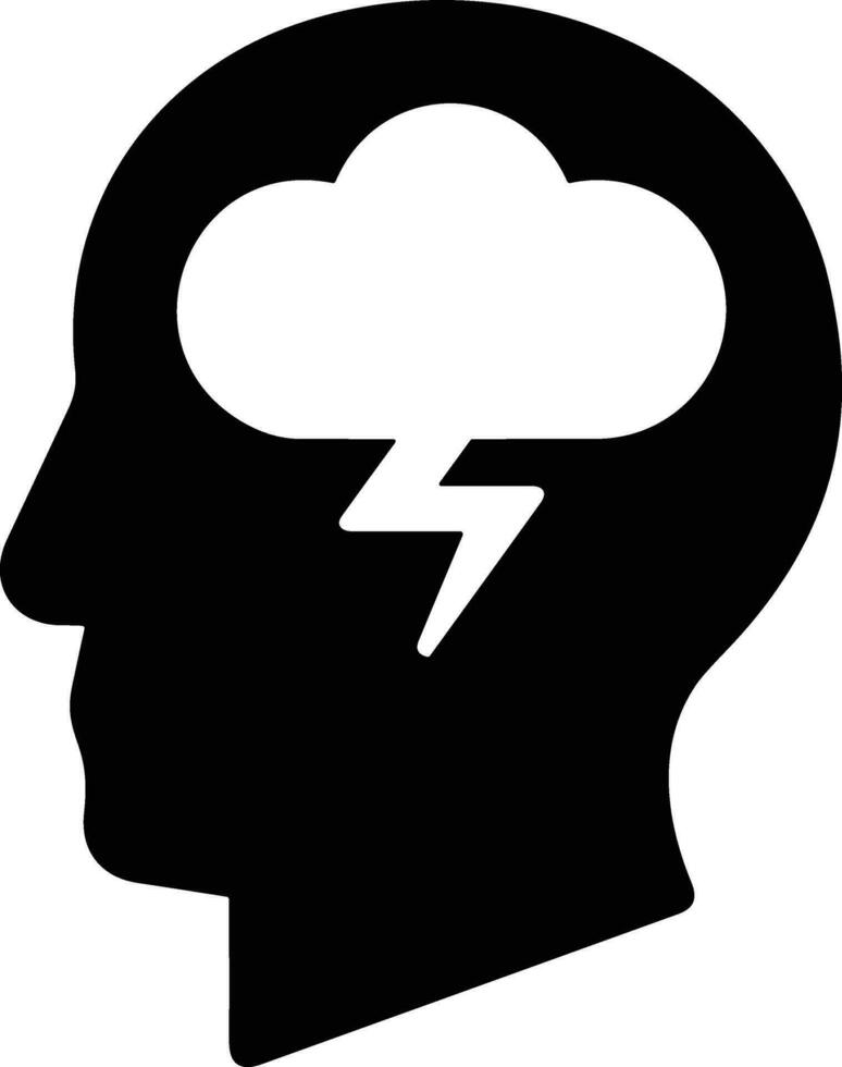 Brain idea symbol icon vector image. Illustration of the creative intelligence think design image. EPS 10