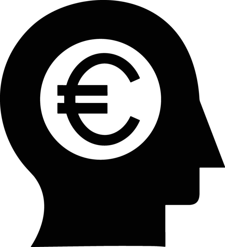 Brain idea symbol icon vector image. Illustration of the creative intelligence think design image. EPS 10