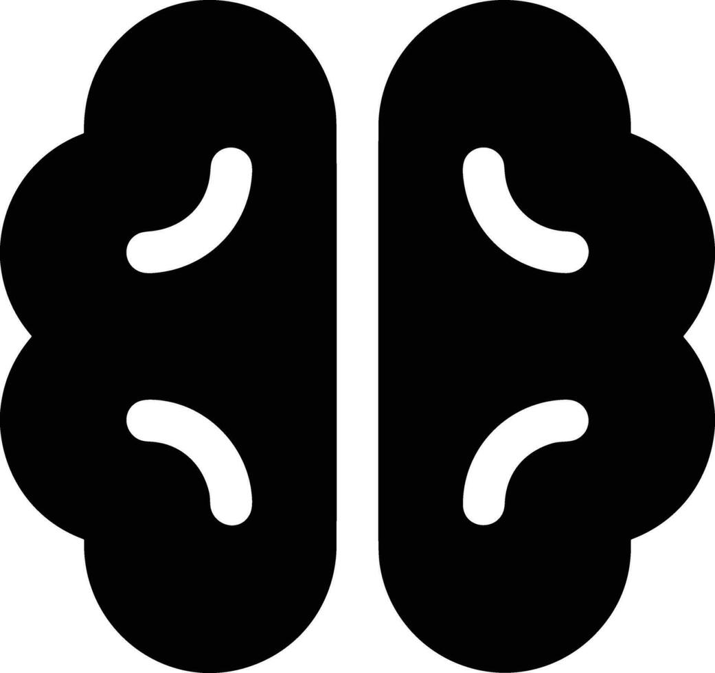 Brain idea symbol icon vector image. Illustration of the creative intelligence think design image. EPS 10