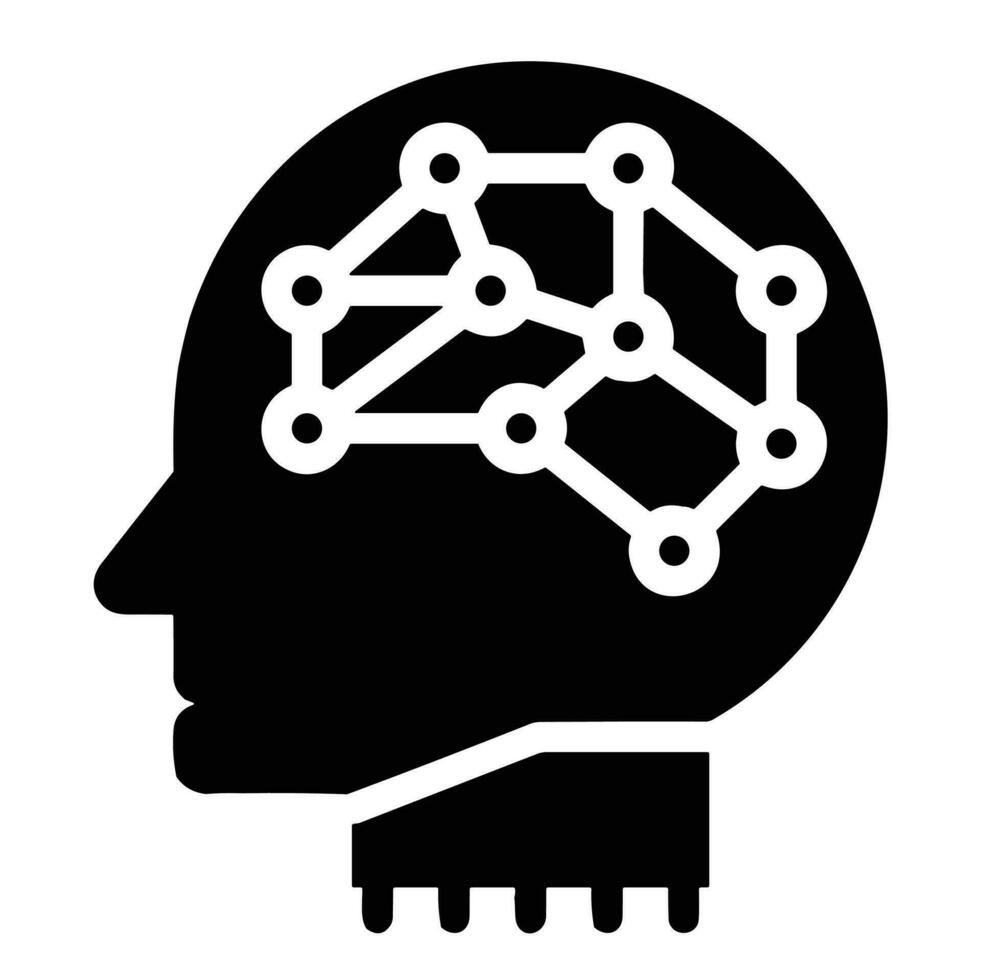 Brain idea symbol icon vector image. Illustration of the creative intelligence think design image. EPS 10