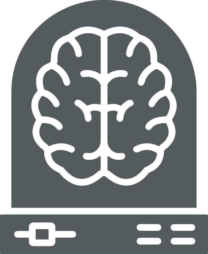 Brain idea symbol icon vector image. Illustration of the creative intelligence think design image. EPS 10