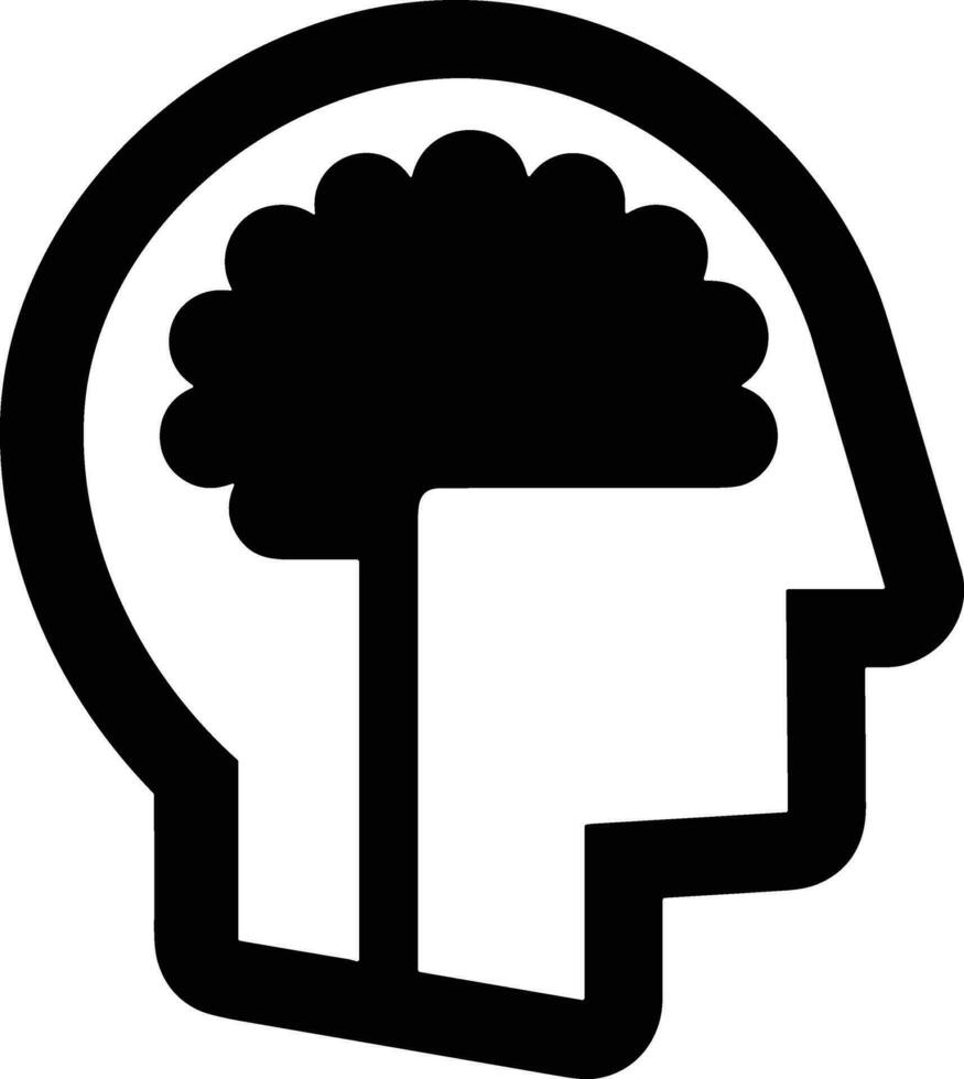 Brain idea symbol icon vector image. Illustration of the creative intelligence think design image. EPS 10