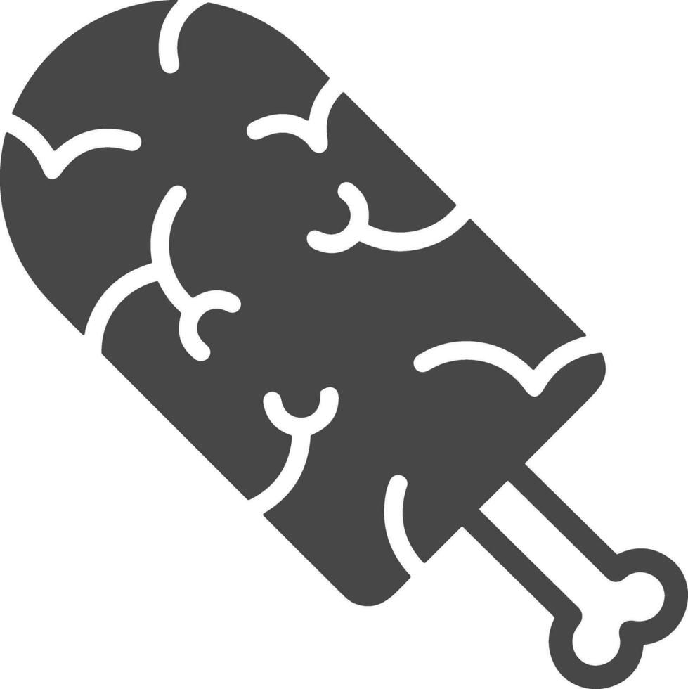 Brain idea symbol icon vector image. Illustration of the creative intelligence think design image. EPS 10
