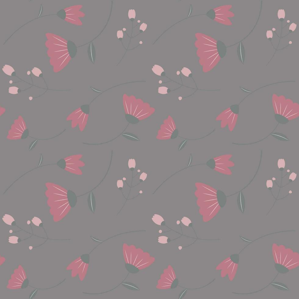 Abstract flower pattern background. vector