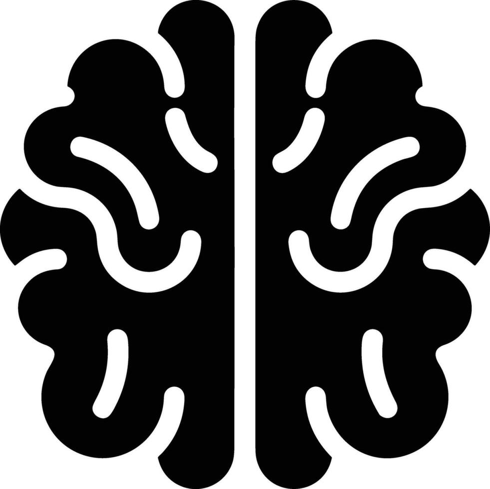 Brain idea symbol icon vector image. Illustration of the creative intelligence think design image. EPS 10