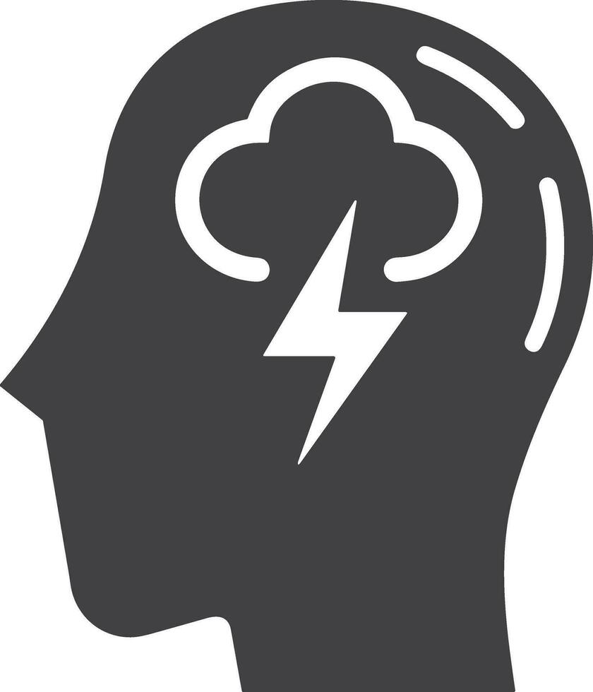 Brain idea symbol icon vector image. Illustration of the creative intelligence think design image. EPS 10