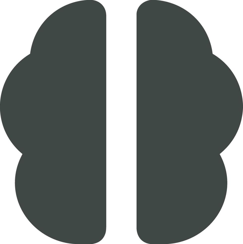 Brain idea symbol icon vector image. Illustration of the creative intelligence think design image. EPS 10
