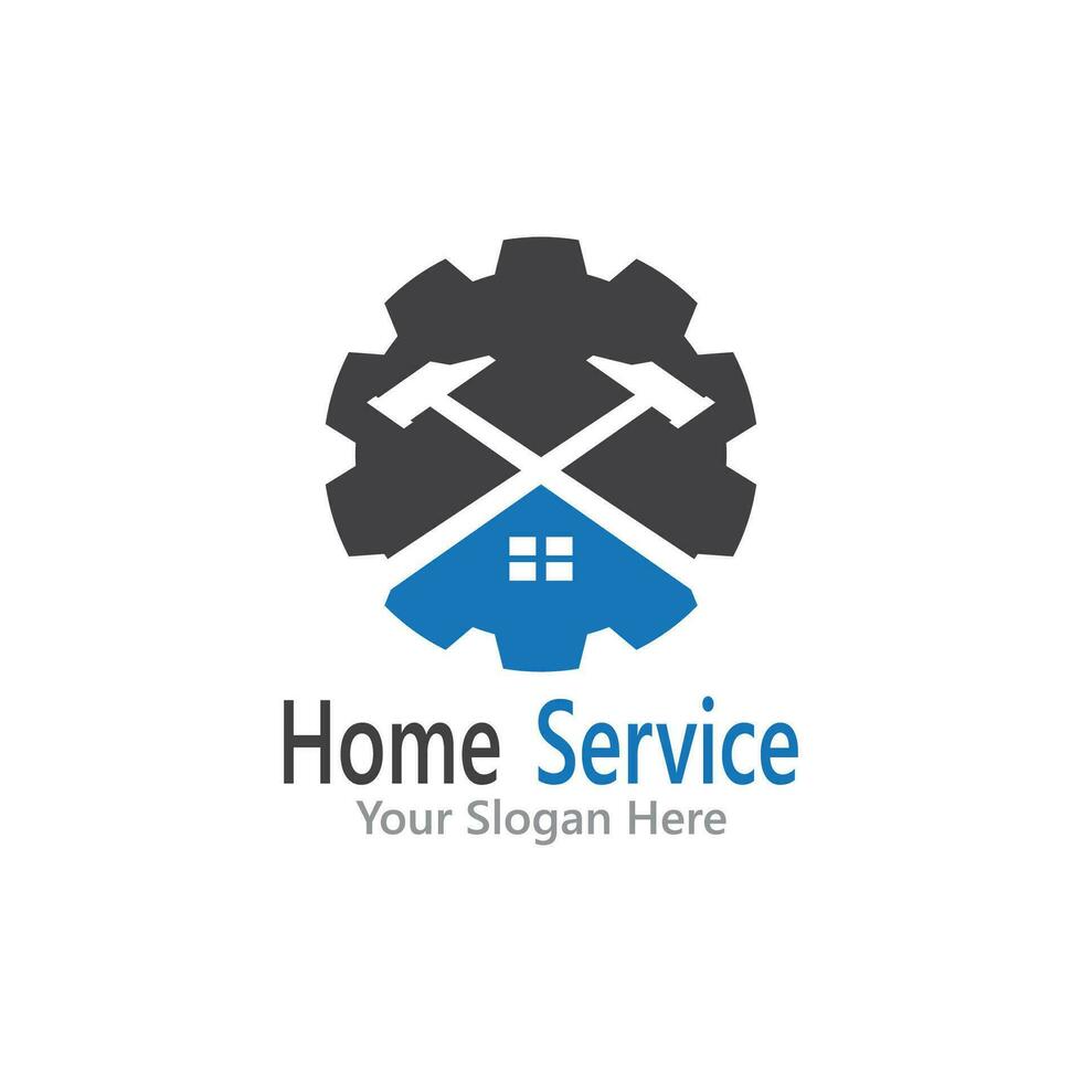 hogar Servicio construcción logo vector modelo