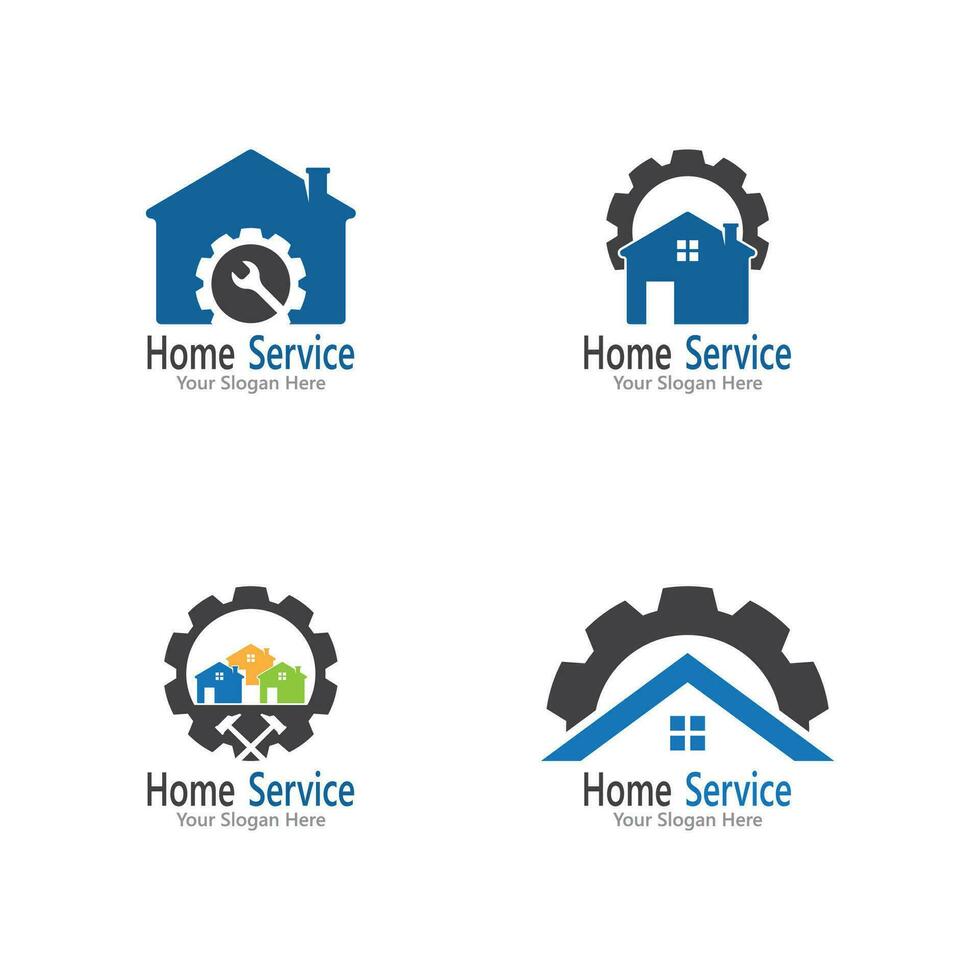hogar Servicio construcción logo vector modelo