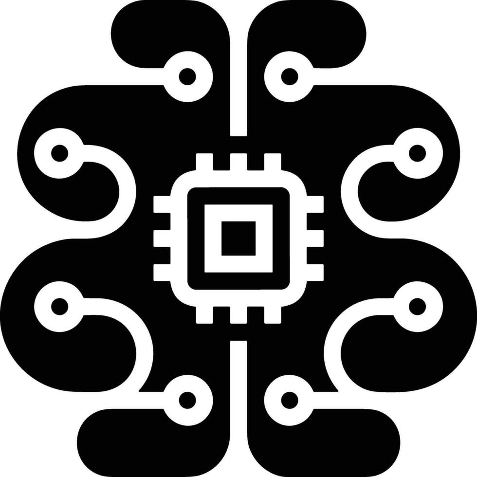 Brain idea symbol icon vector image. Illustration of the creative intelligence think design image