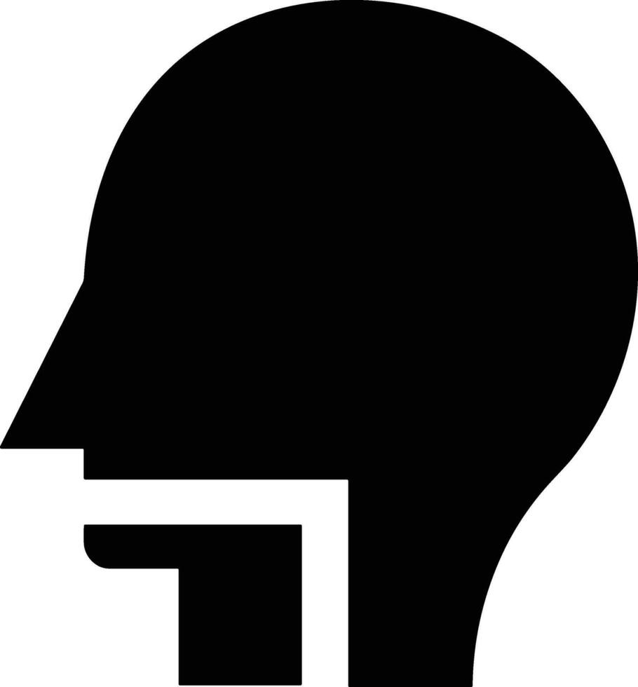 Brain idea symbol icon vector image. Illustration of the creative intelligence think design image