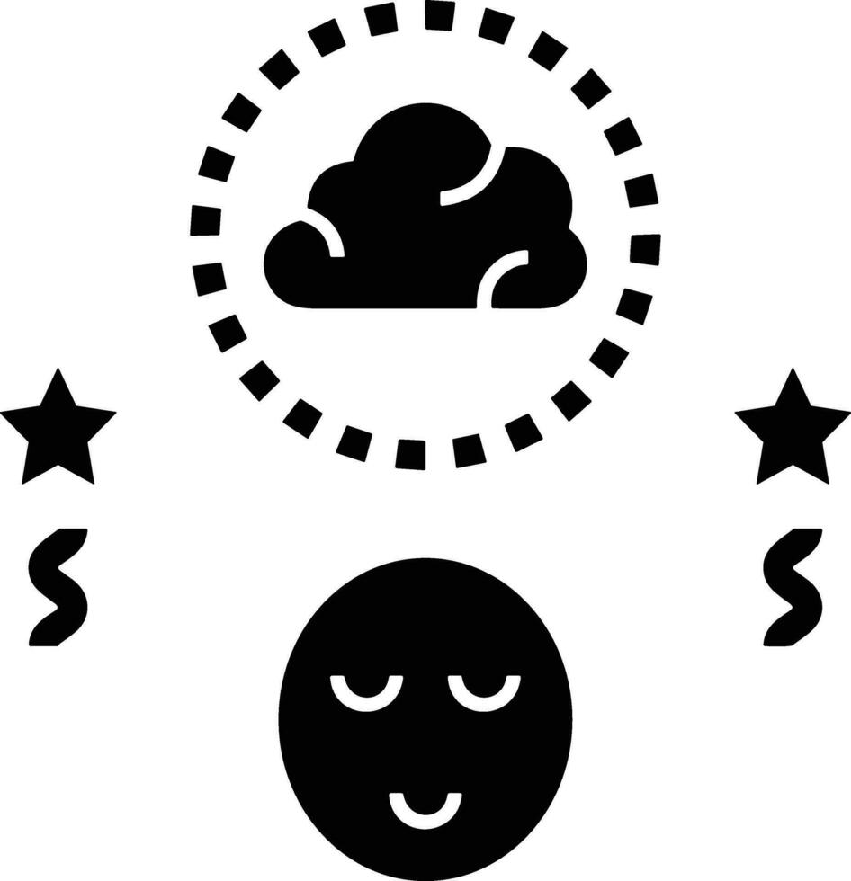 Brain idea symbol icon vector image. Illustration of the creative intelligence think design image