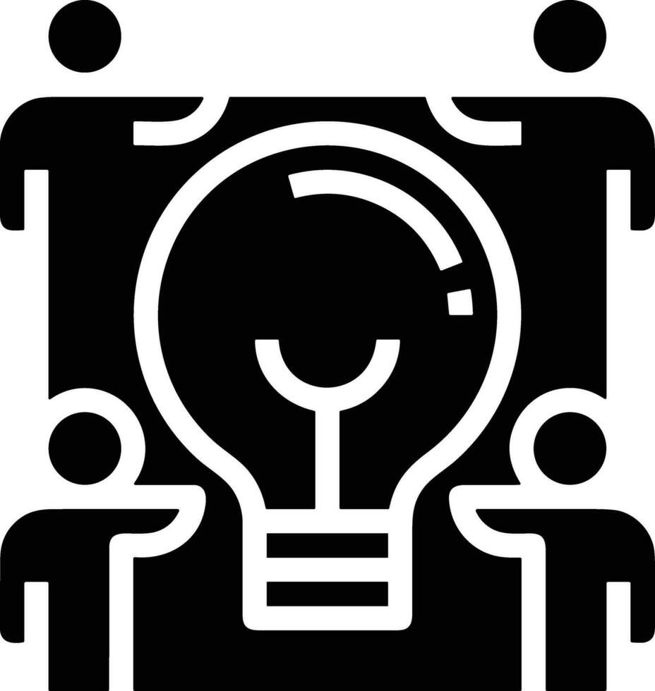 Brain idea symbol icon vector image. Illustration of the creative intelligence think design image