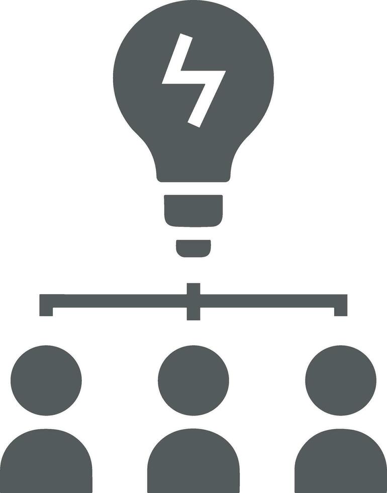 Brain idea symbol icon vector image. Illustration of the creative intelligence think design image