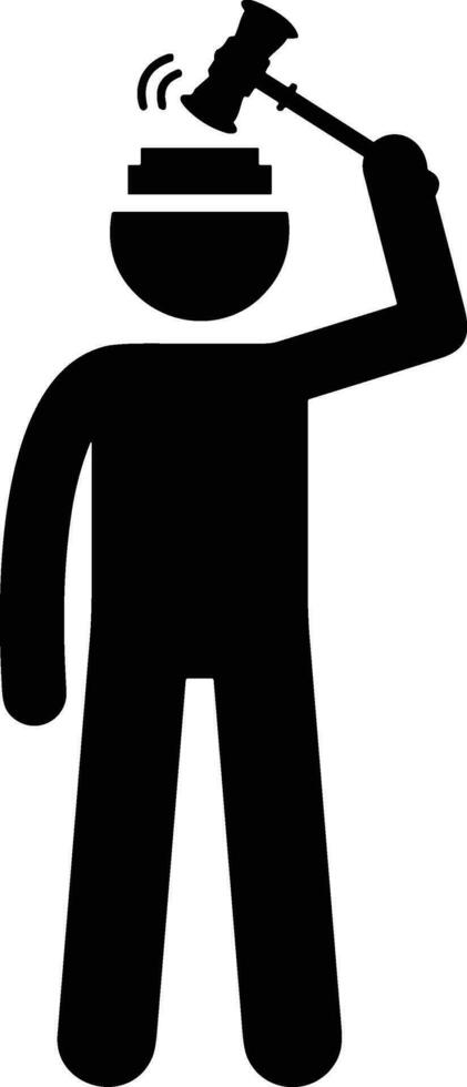 Brain idea symbol icon vector image. Illustration of the creative intelligence think design image