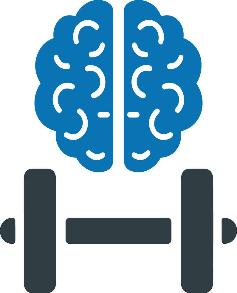 Brain idea symbol icon vector image. Illustration of the creative intelligence think design image