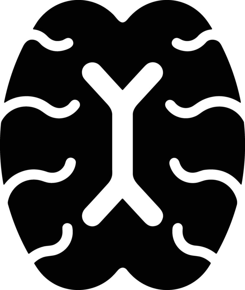 Brain idea symbol icon vector image. Illustration of the creative intelligence think design image