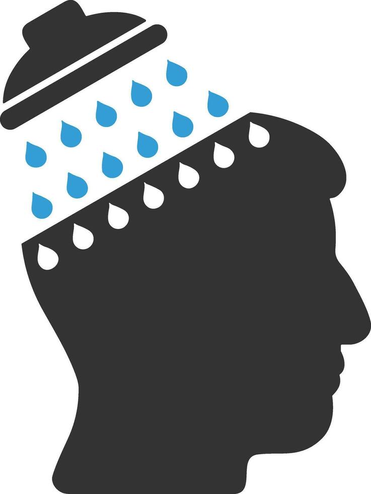 Brain idea symbol icon vector image. Illustration of the creative intelligence think design image