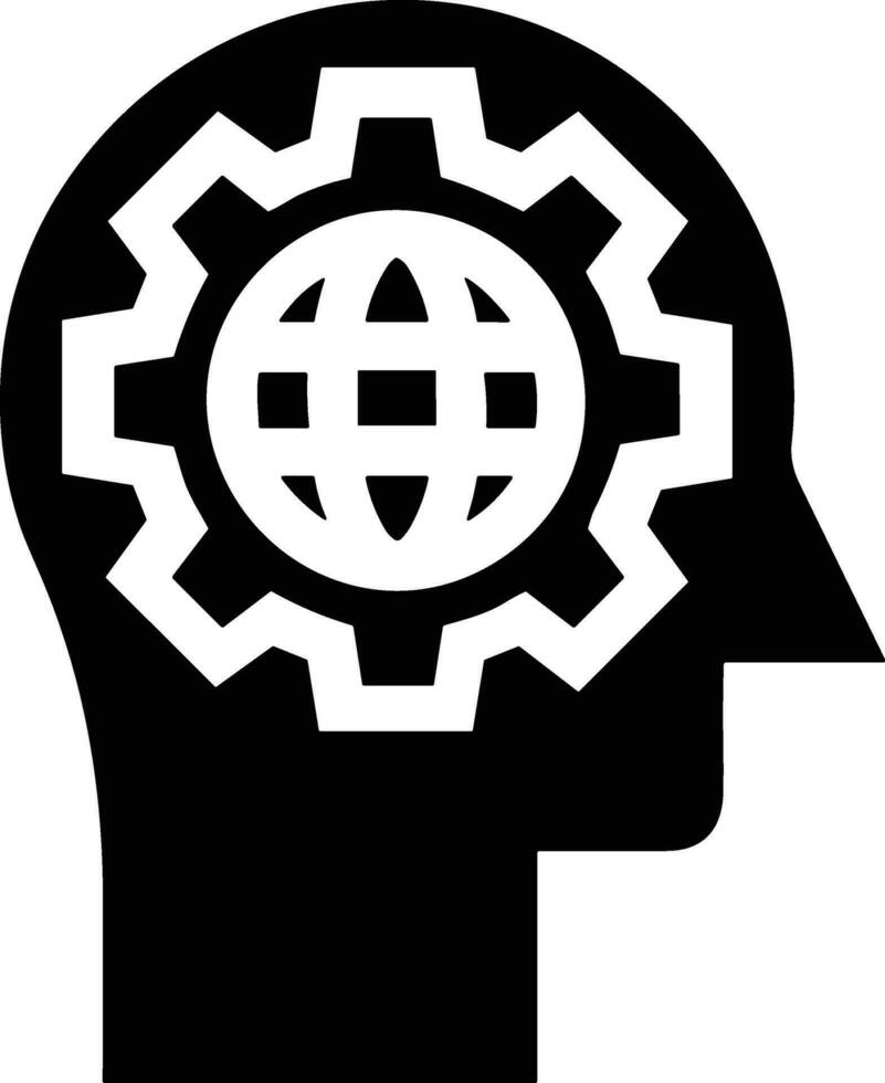 cerebro idea símbolo icono vector imagen. ilustración de el creativo inteligencia pensar diseño imagen