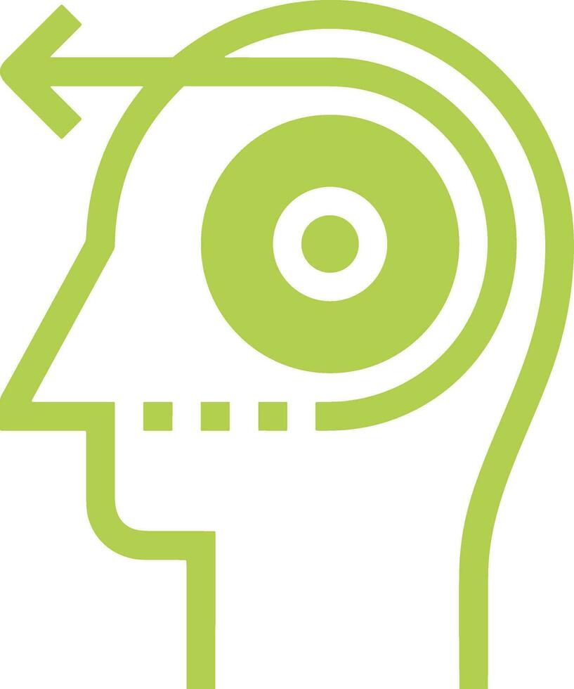 Brain idea symbol icon vector image. Illustration of the creative intelligence think design image