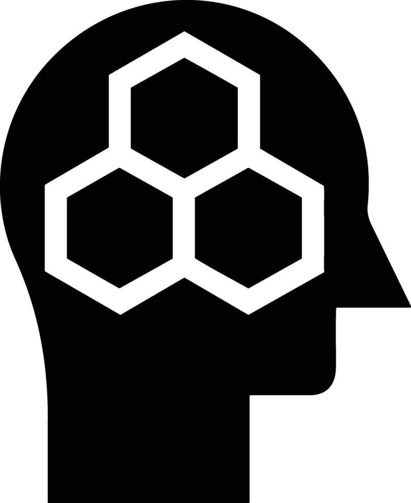 Brain idea symbol icon vector image. Illustration of the creative intelligence think design image