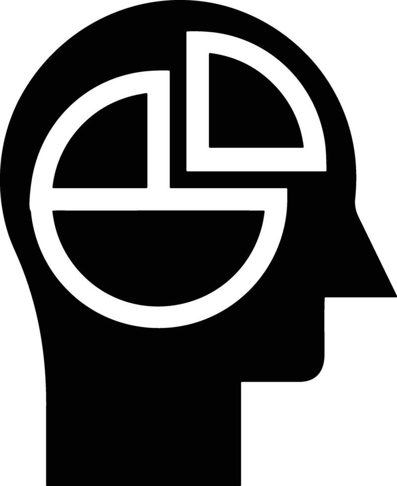 Brain idea symbol icon vector image. Illustration of the creative intelligence think design image