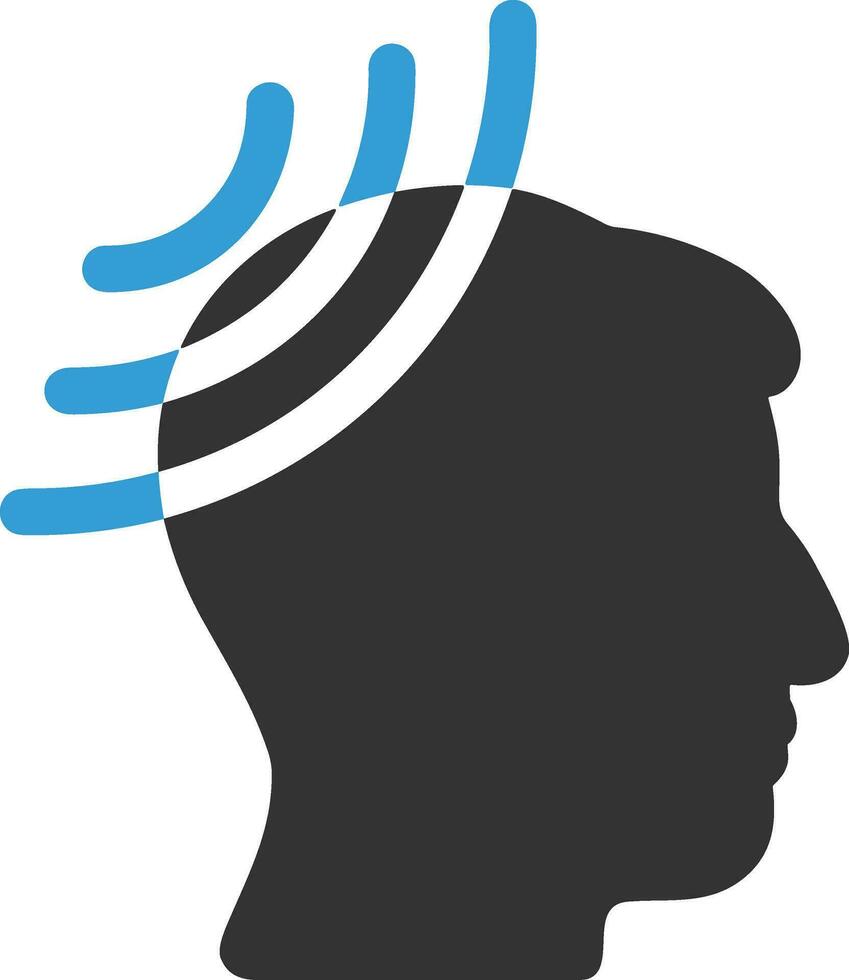 Brain idea symbol icon vector image. Illustration of the creative intelligence think design image
