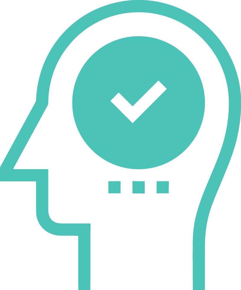 Brain idea symbol icon vector image. Illustration of the creative intelligence think design image