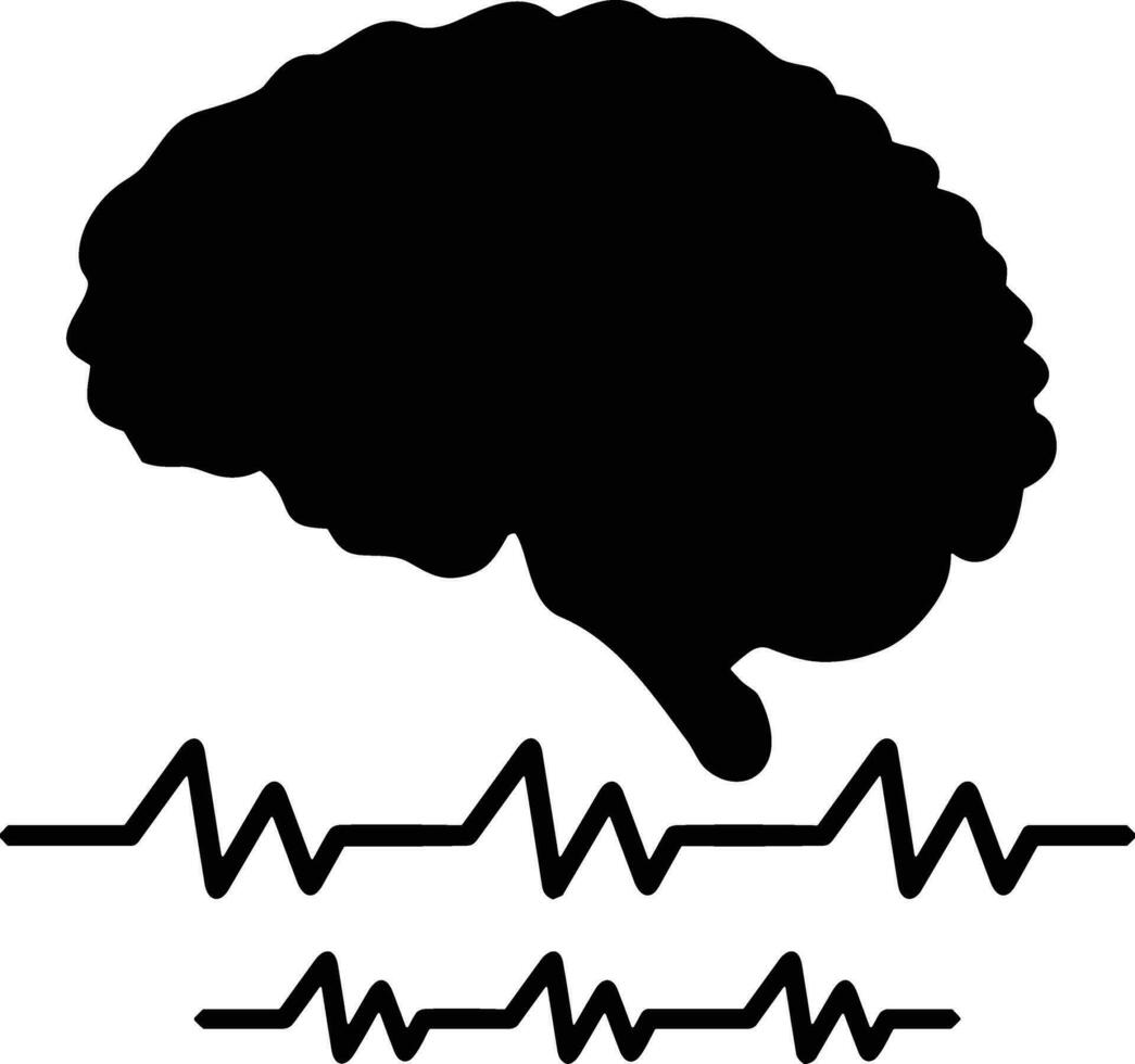 Brain idea symbol icon vector image. Illustration of the creative intelligence think design image