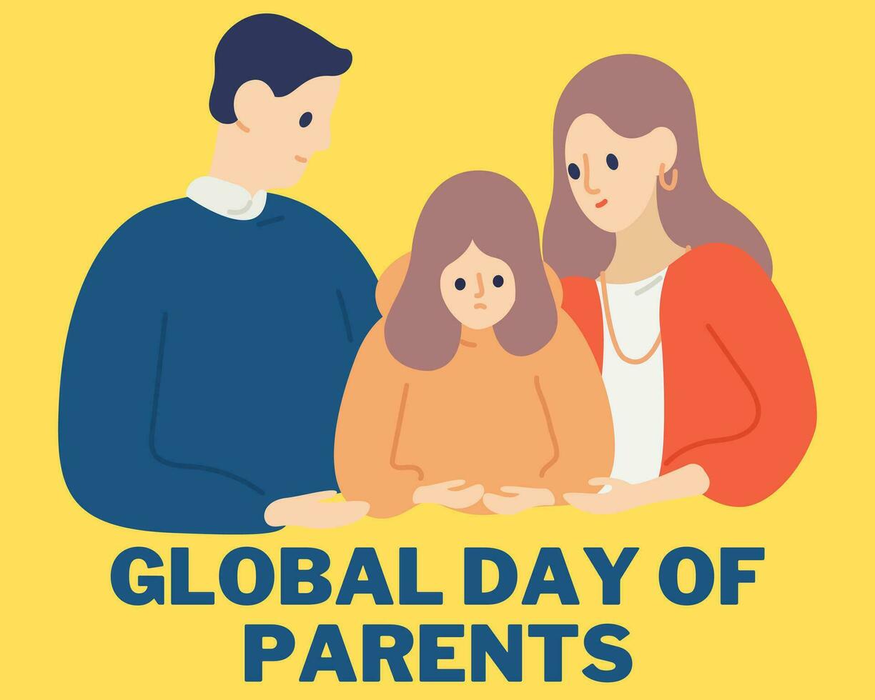 Global Day of Parents illustration vector