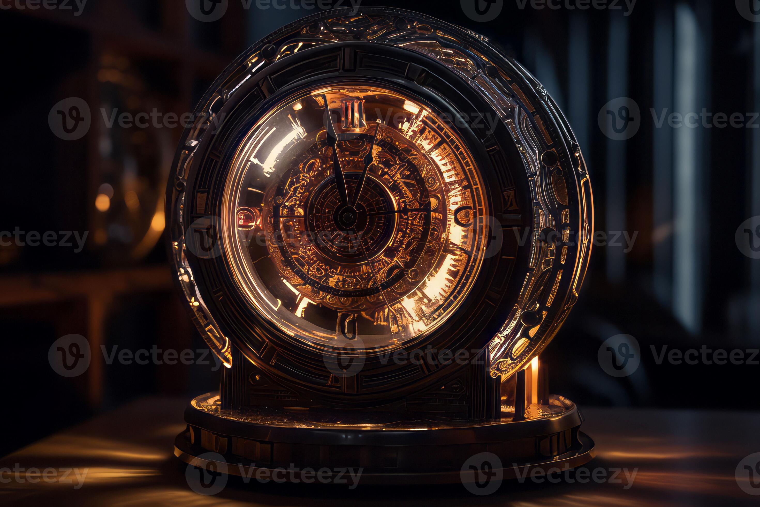 Time machine clock. Generate Ai 27997696 Stock Photo at Vecteezy