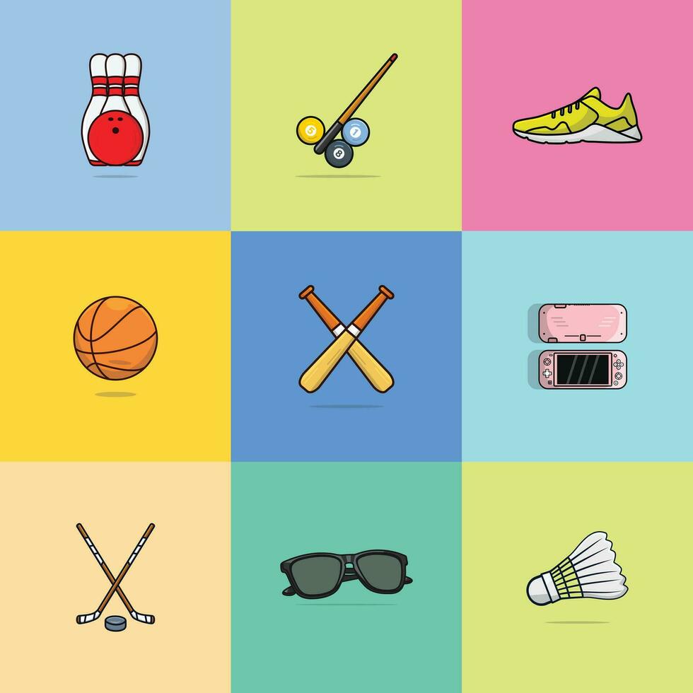 Sport icon set 7957753 Vector Art at Vecteezy