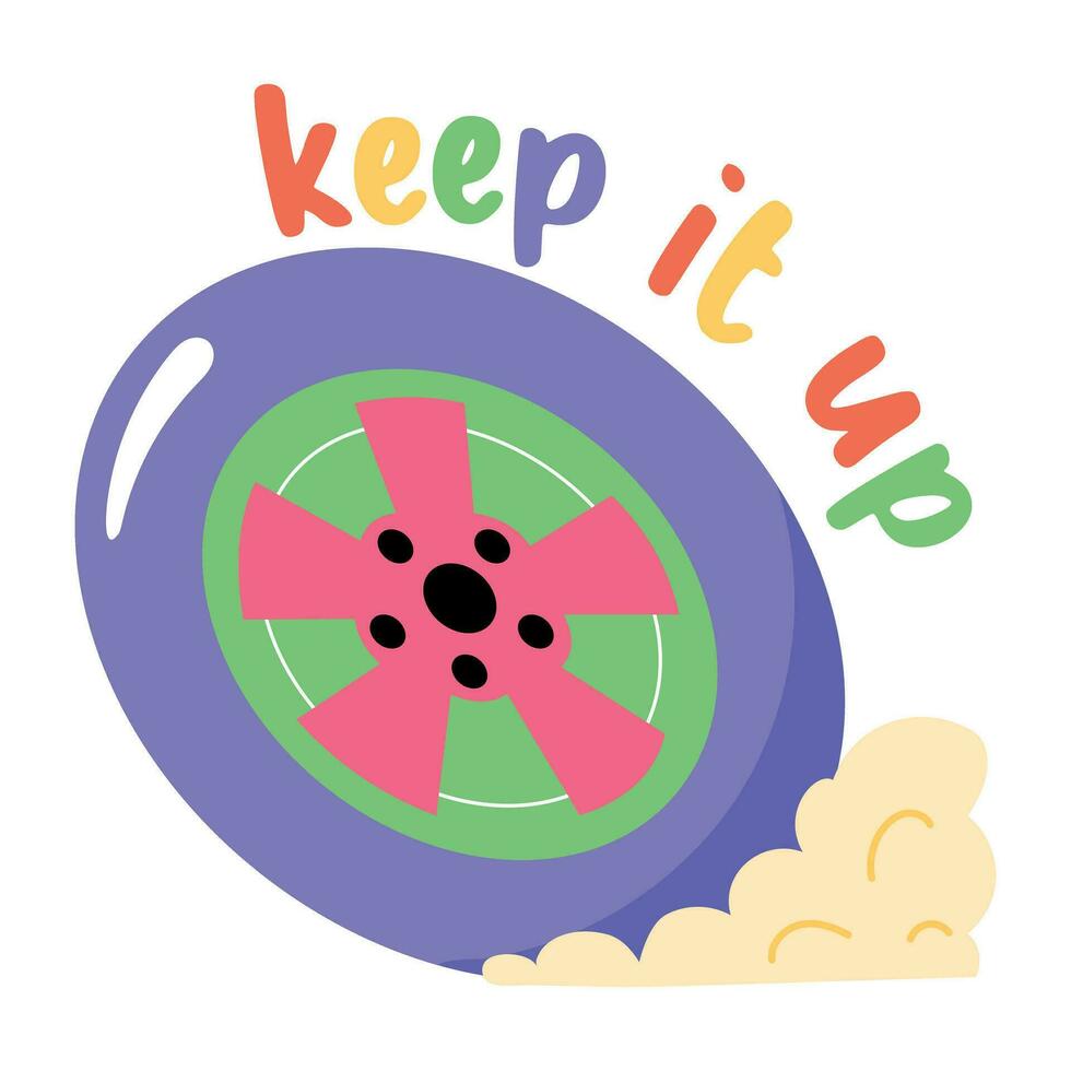 Trendy Wheel Concepts vector