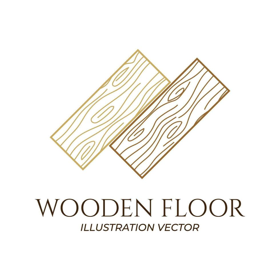 Wood Wooden Flooring Tile Motif Icon Symbol Illustration vector