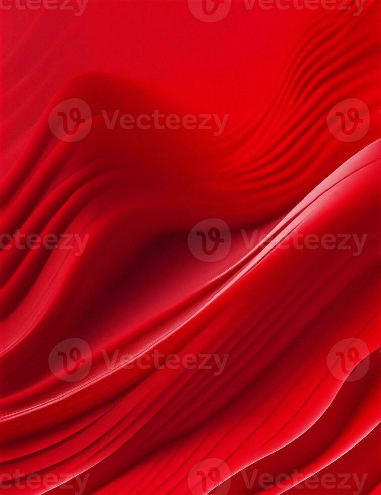 abstract red wave background illustration photo