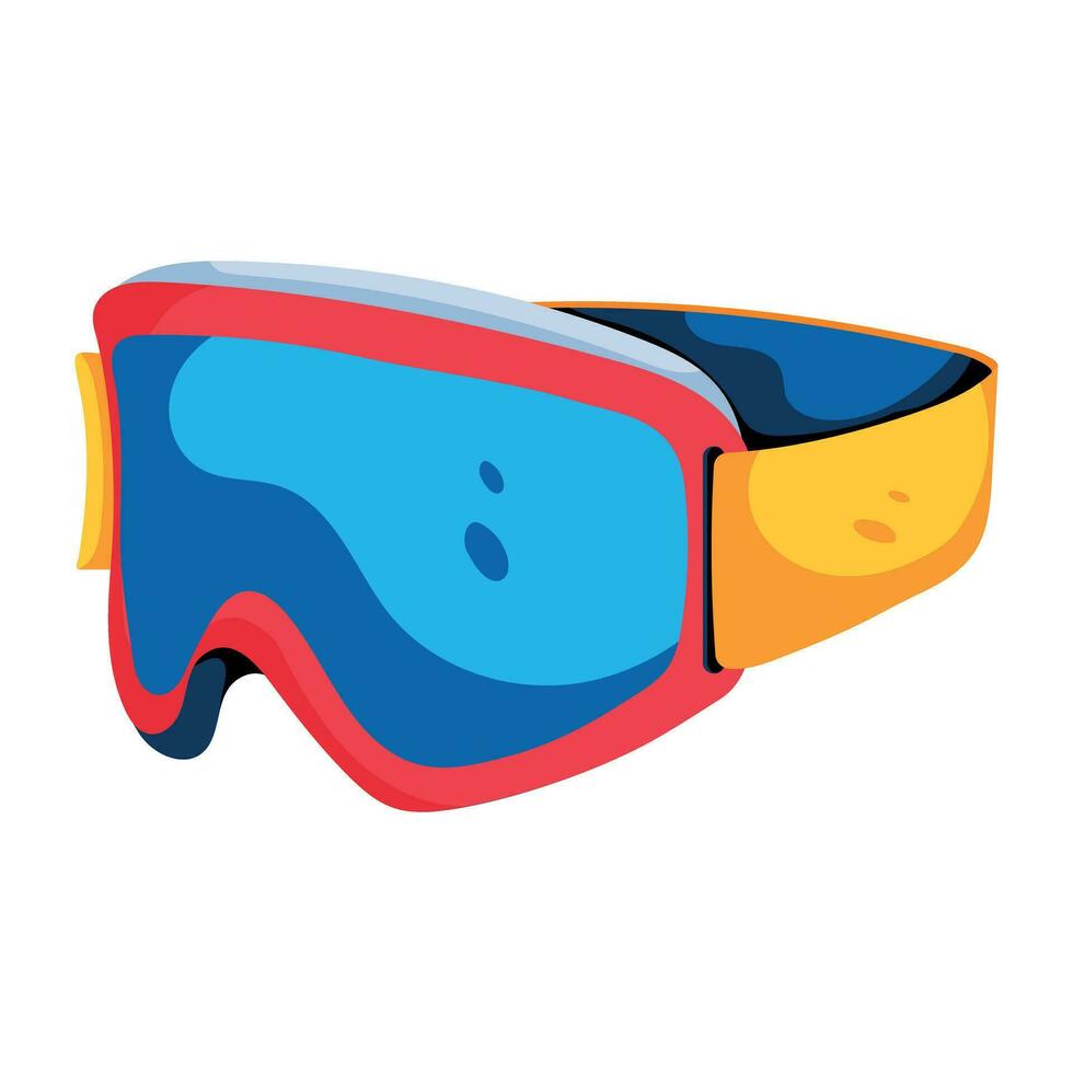 Trendy Ski Goggles vector