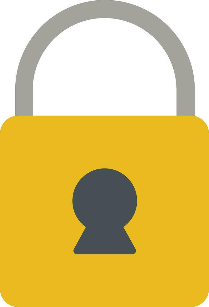 Lock Flat Icon vector