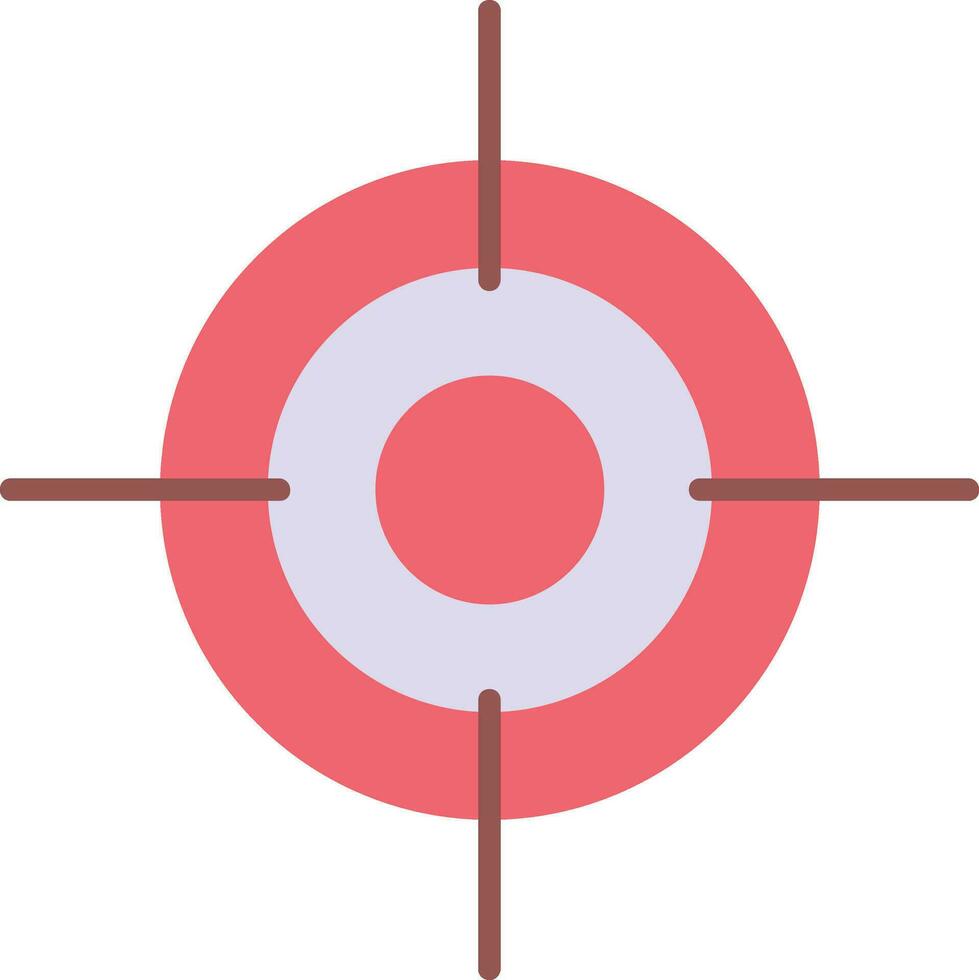 Target Flat Icon vector