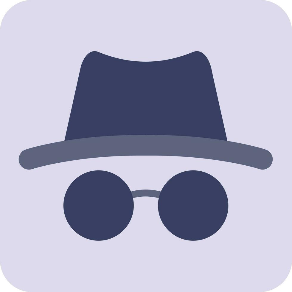 Incognito Line Icon vector
