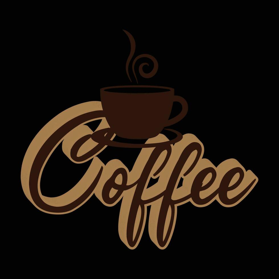 Coffee t-shirt design, Coffee Lover ,coffee design. vector