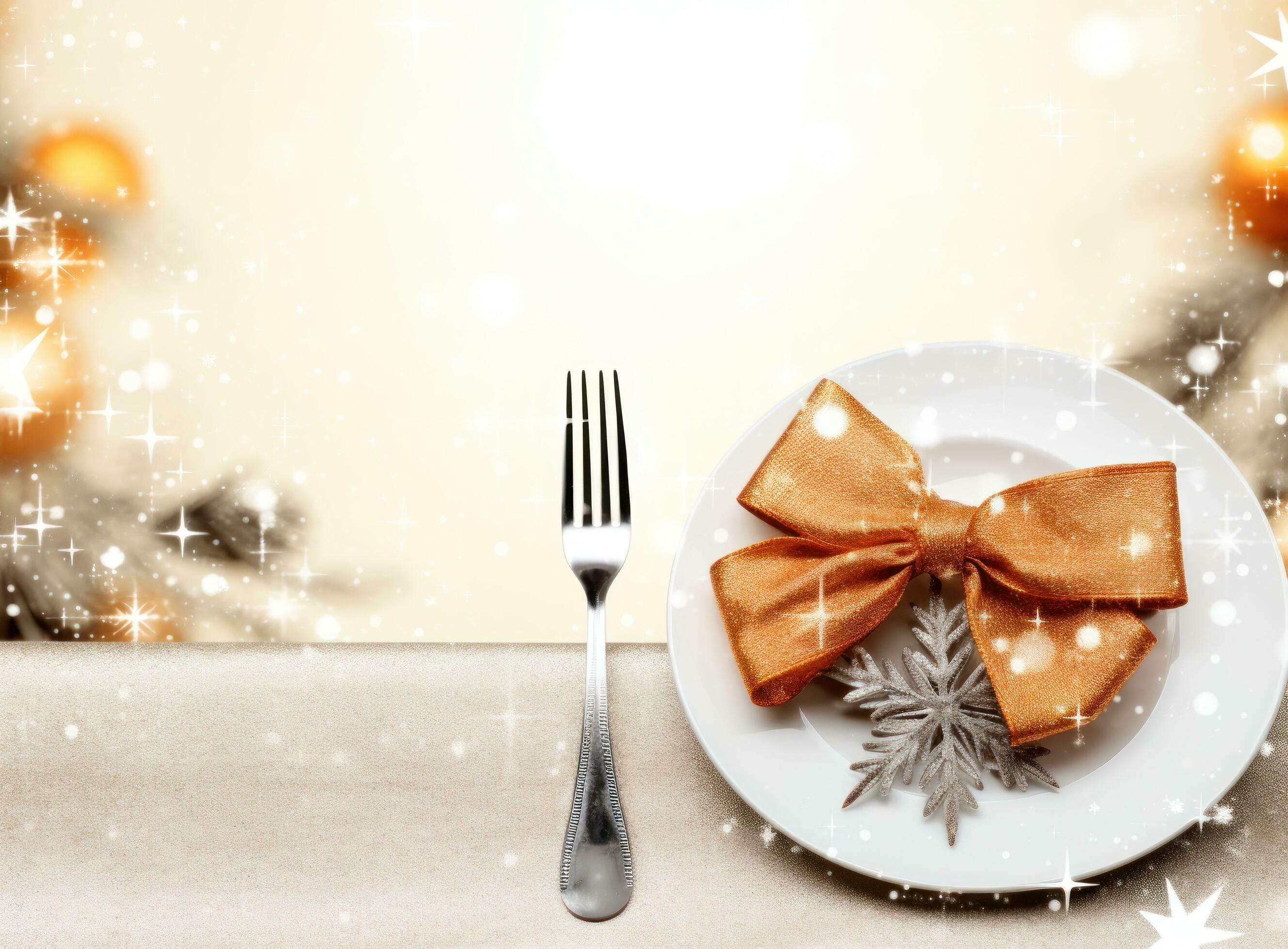 Beautiful Christmas table for holiday dinner 28001591 Stock Photo at