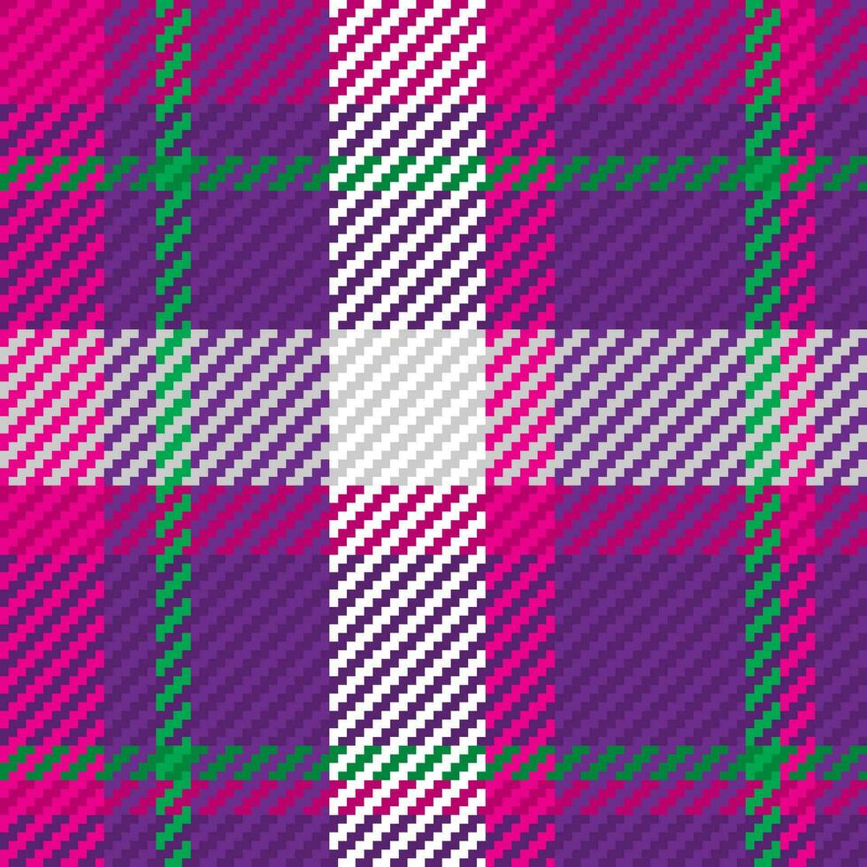 Seamless pattern of scottish tartan plaid. Repeatable background with check fabric texture. Vector backdrop striped textile print.