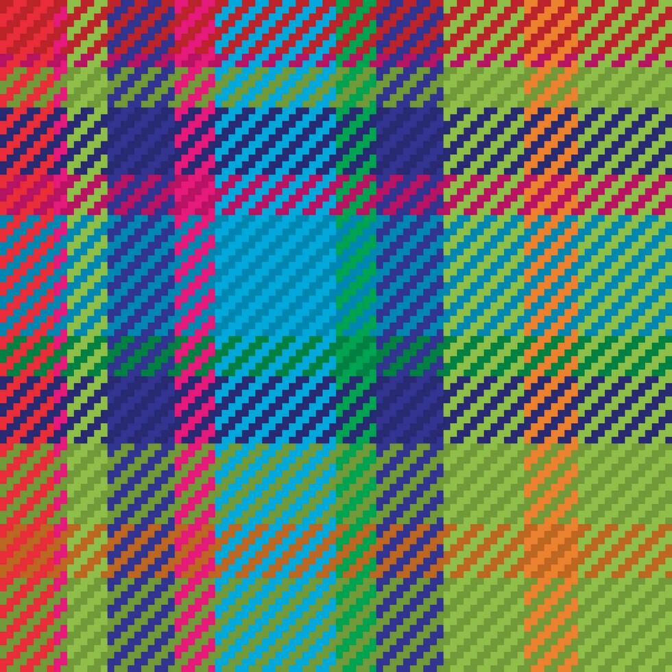 Seamless pattern of scottish tartan plaid. Repeatable background with check fabric texture. Vector backdrop striped textile print.