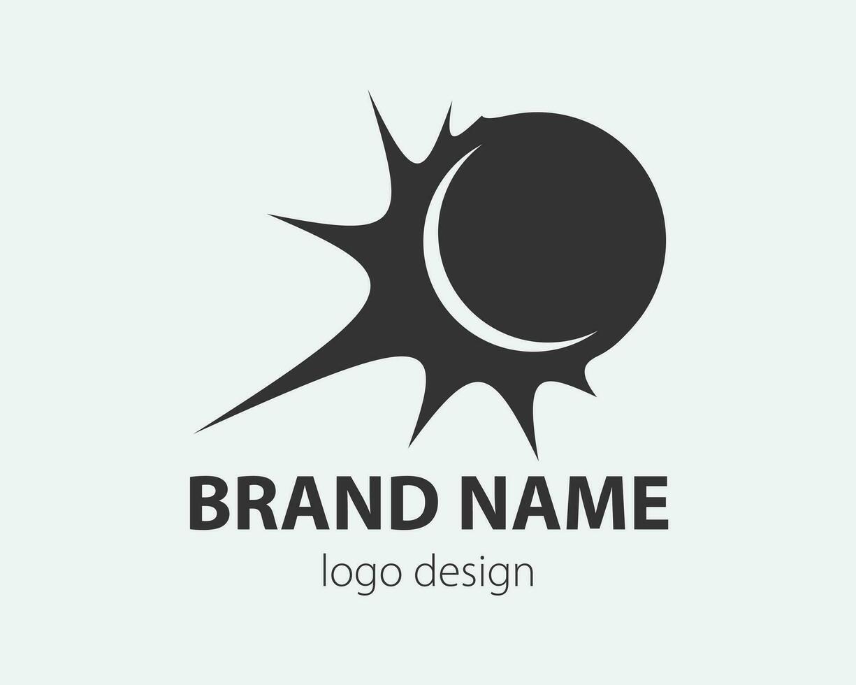 Sport logo design element. Ball logotype company. vector